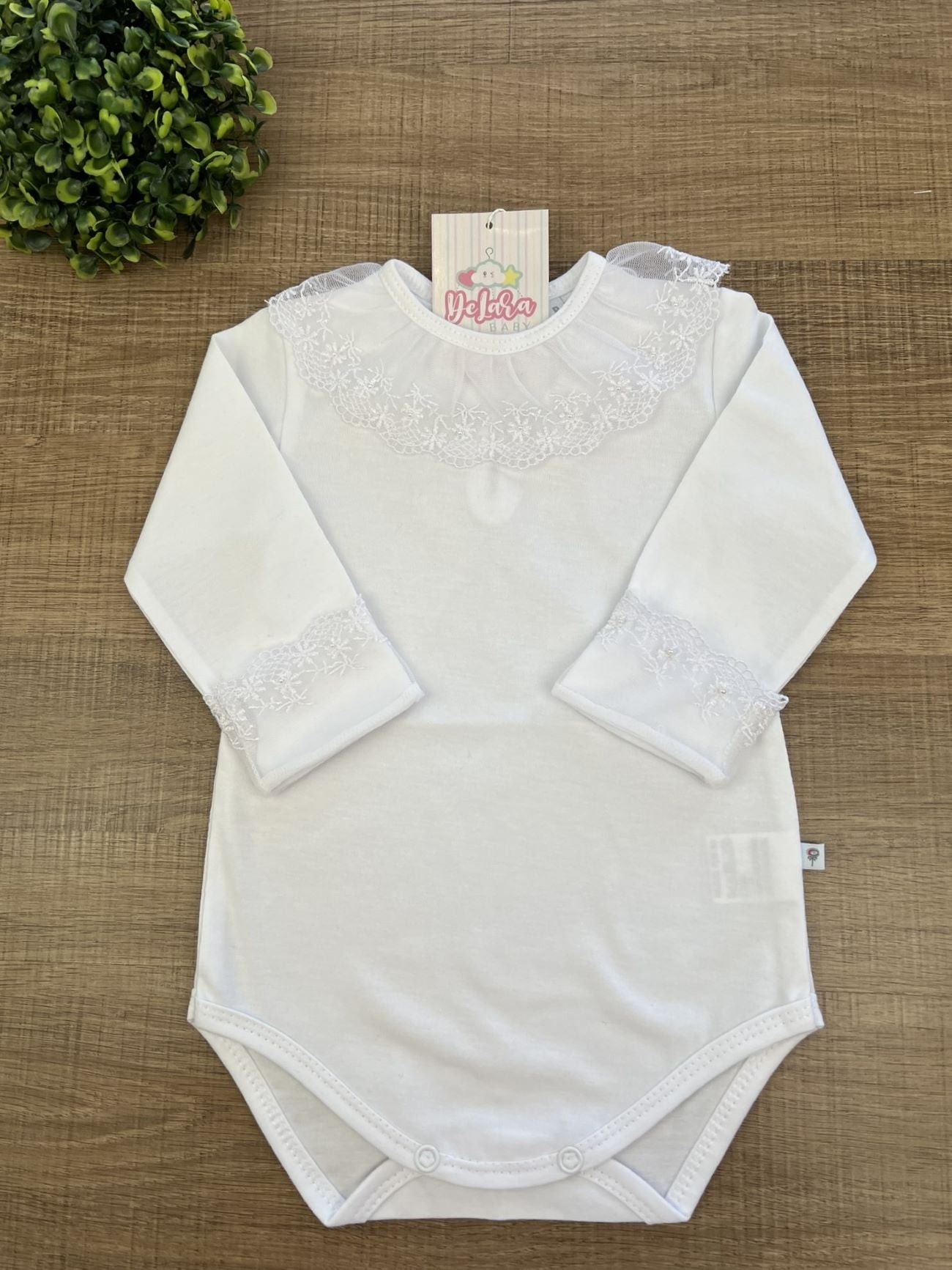 BODY BRANCO C/ RENDA
