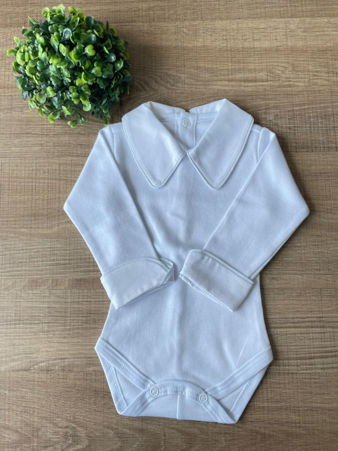BODY BRANCO COM VIÉS BRANCO PARA PERSONALIZAR