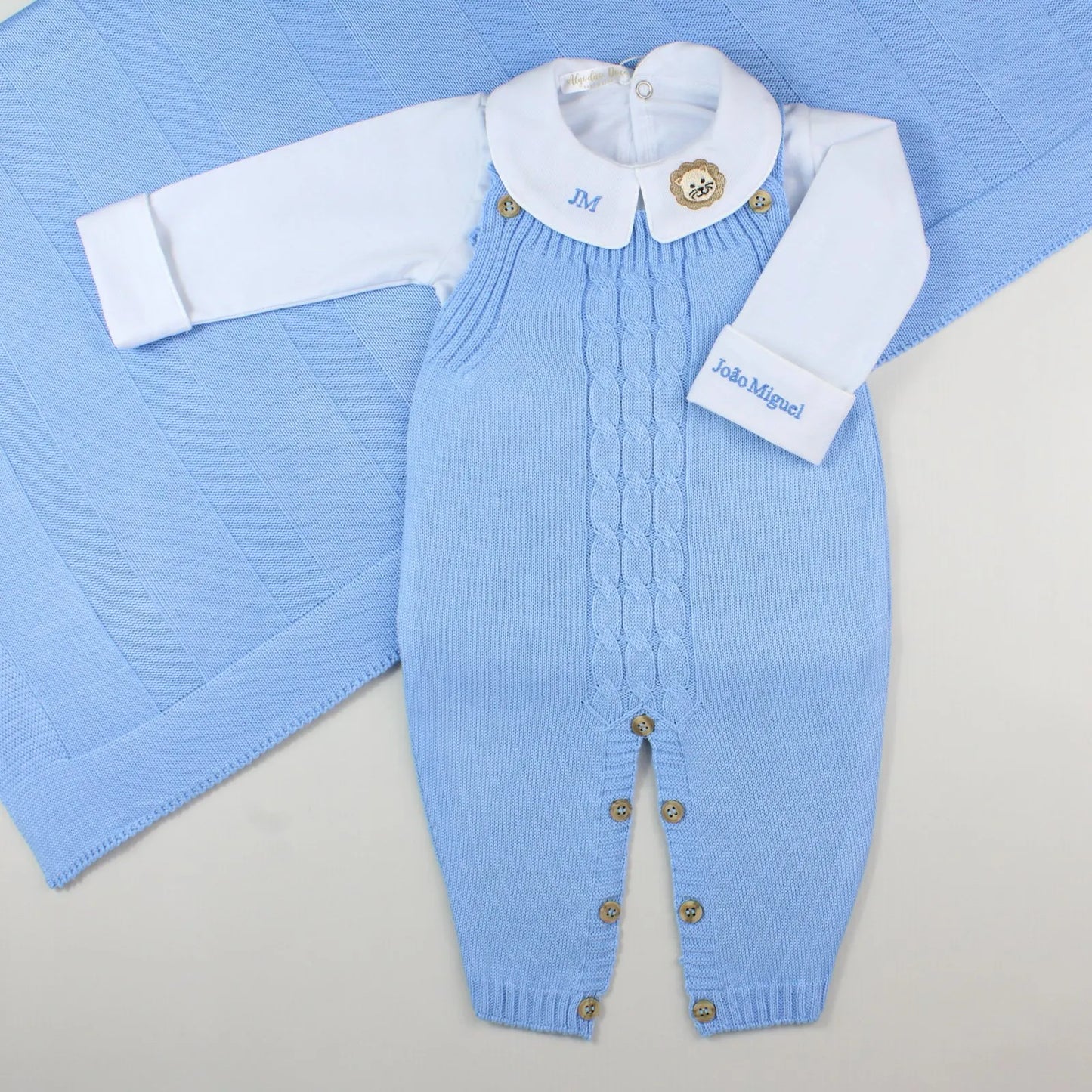 Kit Saída Maternidade Personalizável Completa João | Personalize Com o Nome do Seu Príncipe