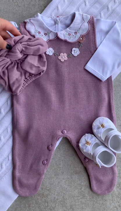 Kit Saída Maternidade FLORA - Personalize Com o Nome da Sua Princesa