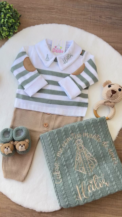 Kit Maternidade Personalizado Completo Heitor Personalize Com o Nome do seu Príncipe