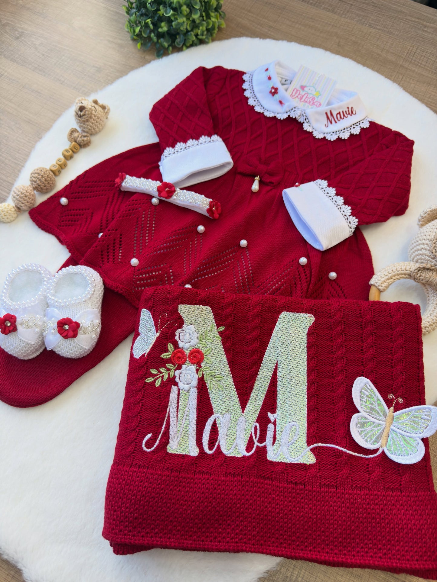 Kit Maternidade Personalizado Completo Mavie| Personalize Com o Nome da sua Princesa