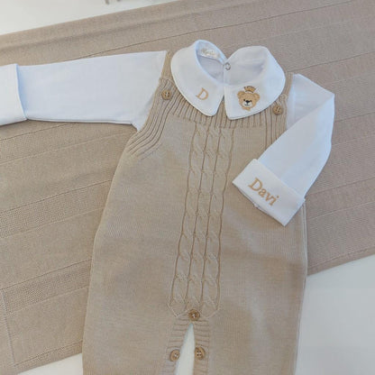 Kit Saída Maternidade Personalizável Completa Davi | Personalize Com o Nome do Seu Príncipe