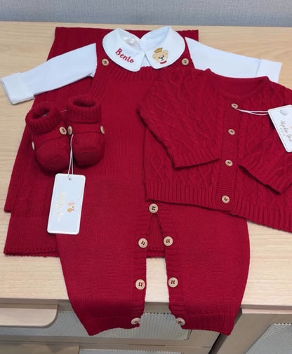 Kit Maternidade Personalizado Completo Bento Red| Personalize Com o Nome do seu Príncipe
