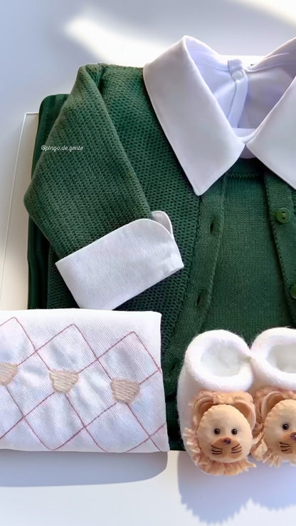 Kit Maternidade Personalizado Completo MASCULINA Hiago| Personalize Com o Nome do seu Príncipe
