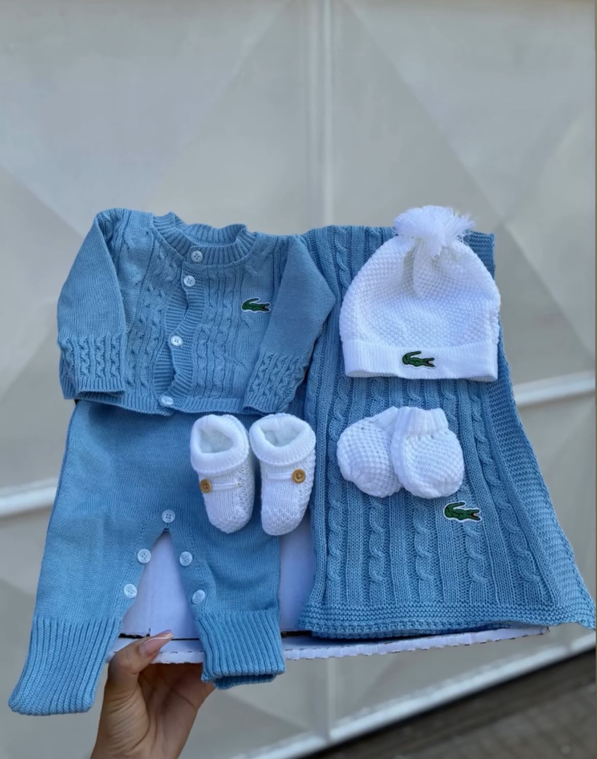 Kit Saída Maternidade Lacost PREMIUM