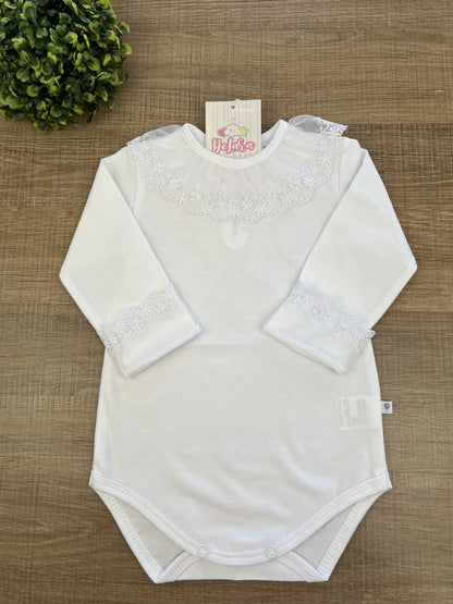 BODY BRANCO C/ RENDA