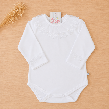 BODY BRANCO C/ RENDA