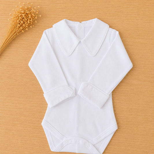 BODY BRANCO COM VIÉS BRANCO PARA PERSONALIZAR