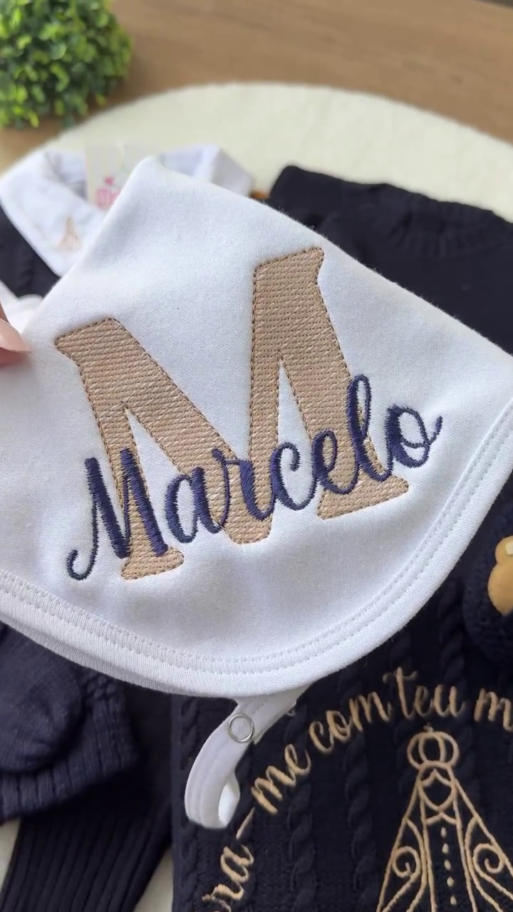 Kit Maternidade Personalizado Completo Marcelo Personalize Com o Nome do seu Príncipe