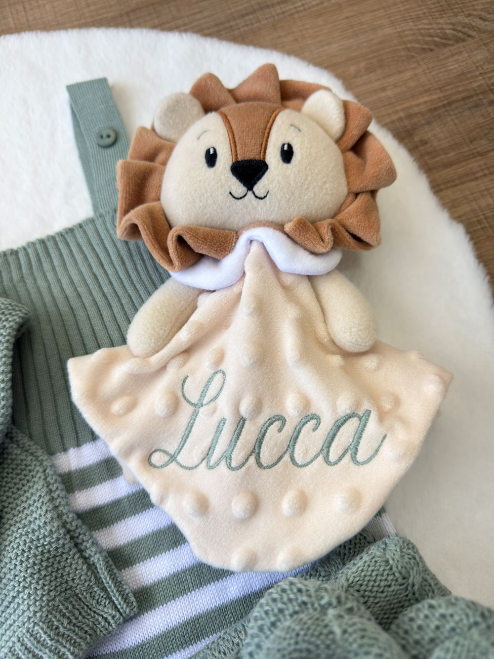 KIT SAIDA DE MATERNIDADE VICENTE 8 PEÇAS PERSONALIZADO