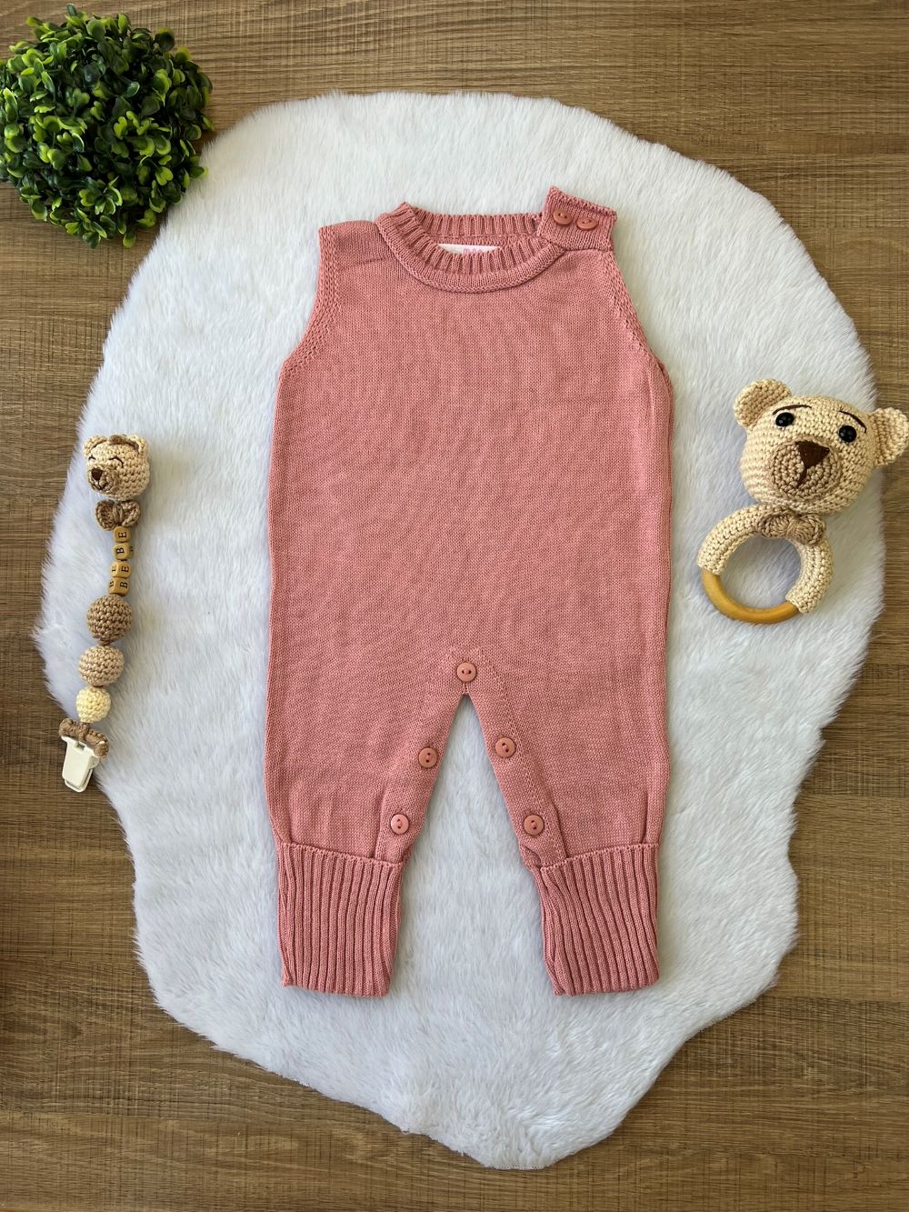 KIT SAIDA MATERNIDADE HELENA ROSE 6 PEÇAS