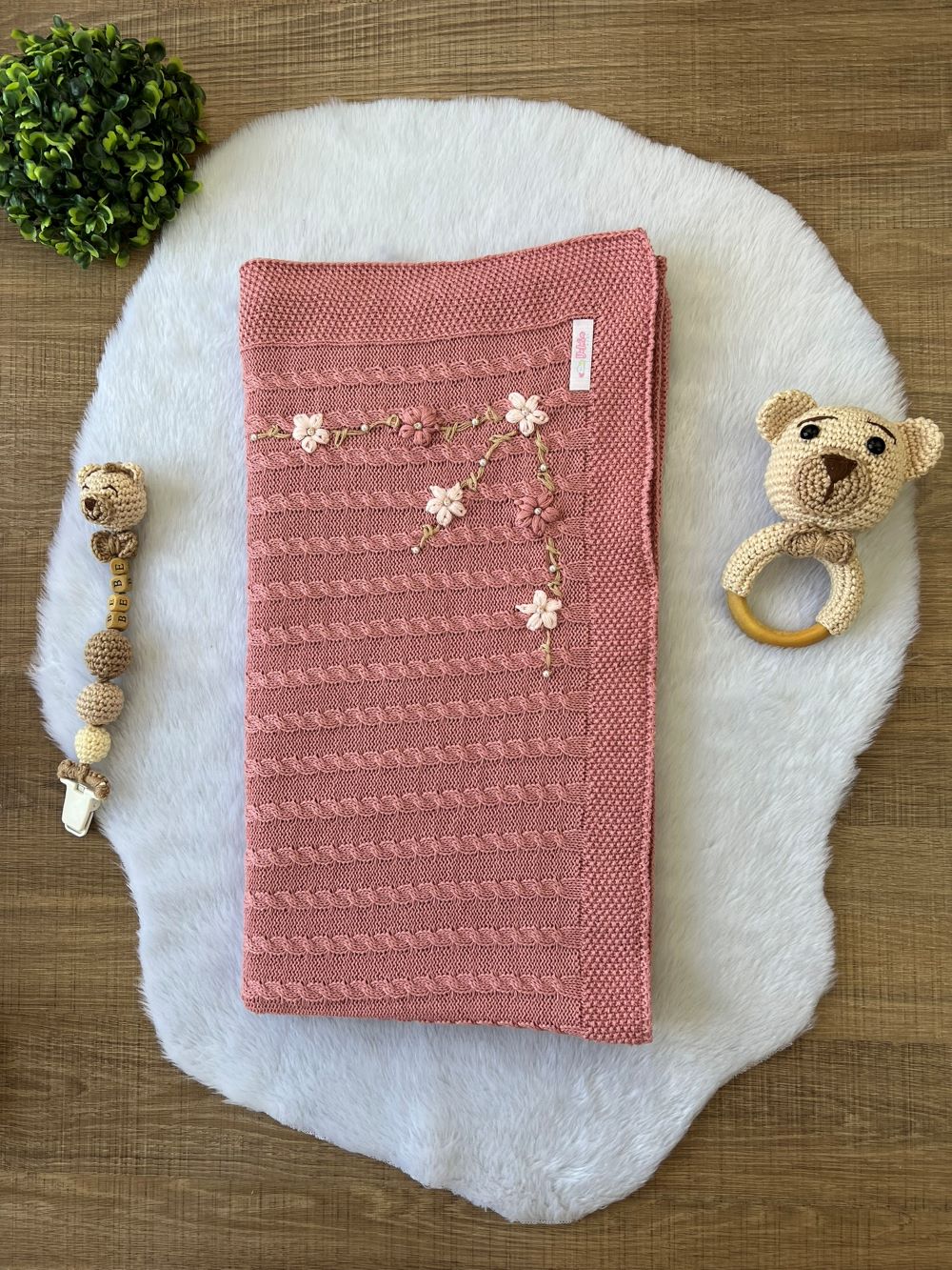 KIT SAIDA MATERNIDADE HELENA ROSE 6 PEÇAS