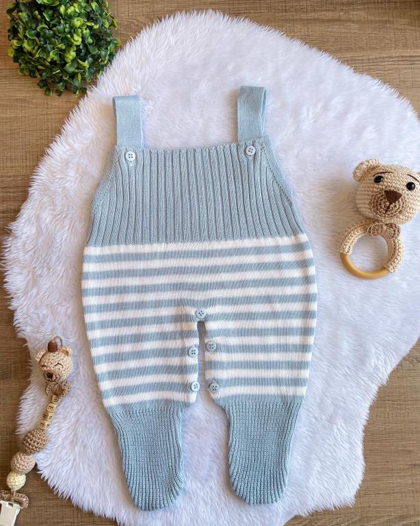 KIT SAIDA MATERNIDADE VICENTE AZUL BEBE URSO 6 PEÇAS