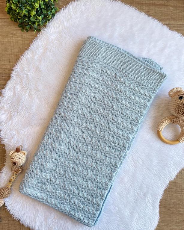 KIT SAIDA MATERNIDADE VICENTE AZUL BEBE URSO 6 PEÇAS