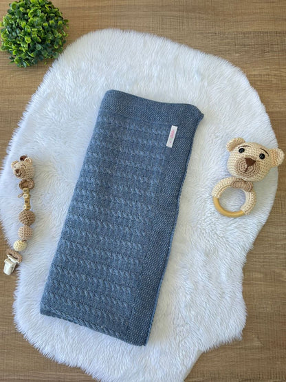 SAIDA MATERNIDADE ENZO AZUL 3 PEÇAS